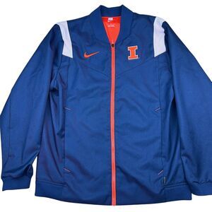 Nike NCAA Illinois Fighting Illini Player Issue Jacket DN5293 Sz LARGE Men’s